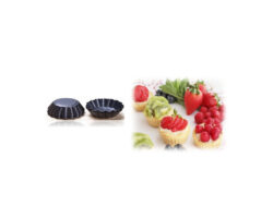 TARTA FIJA 6PZ 8X1.8CM ANTIADHERENTE