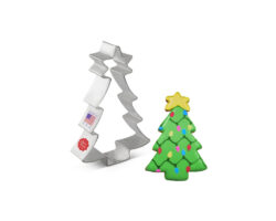 CORTADOR AINOX ARBOL CON ESTRELLA NAVIDAD 8.5X6 CM