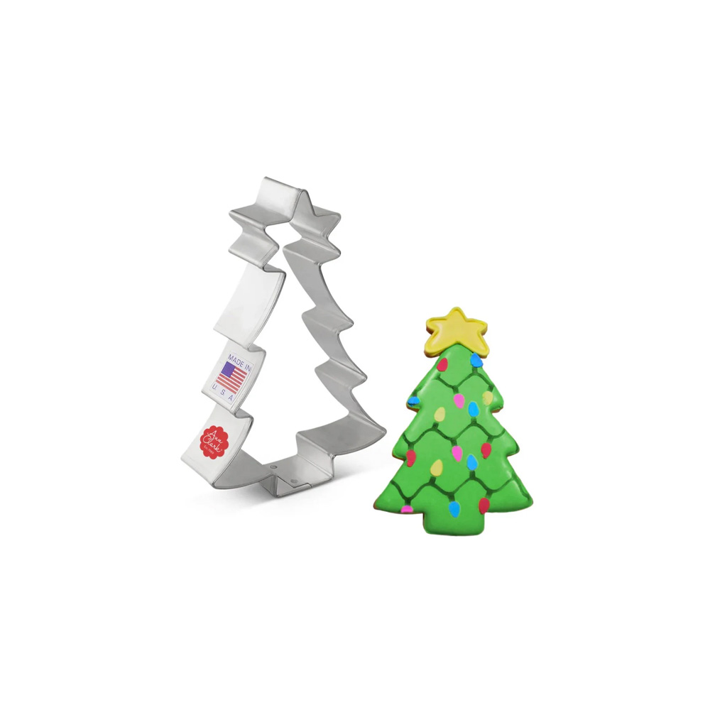 CORTADOR AINOX ARBOL CON ESTRELLA NAVIDAD 8.5X6 CM