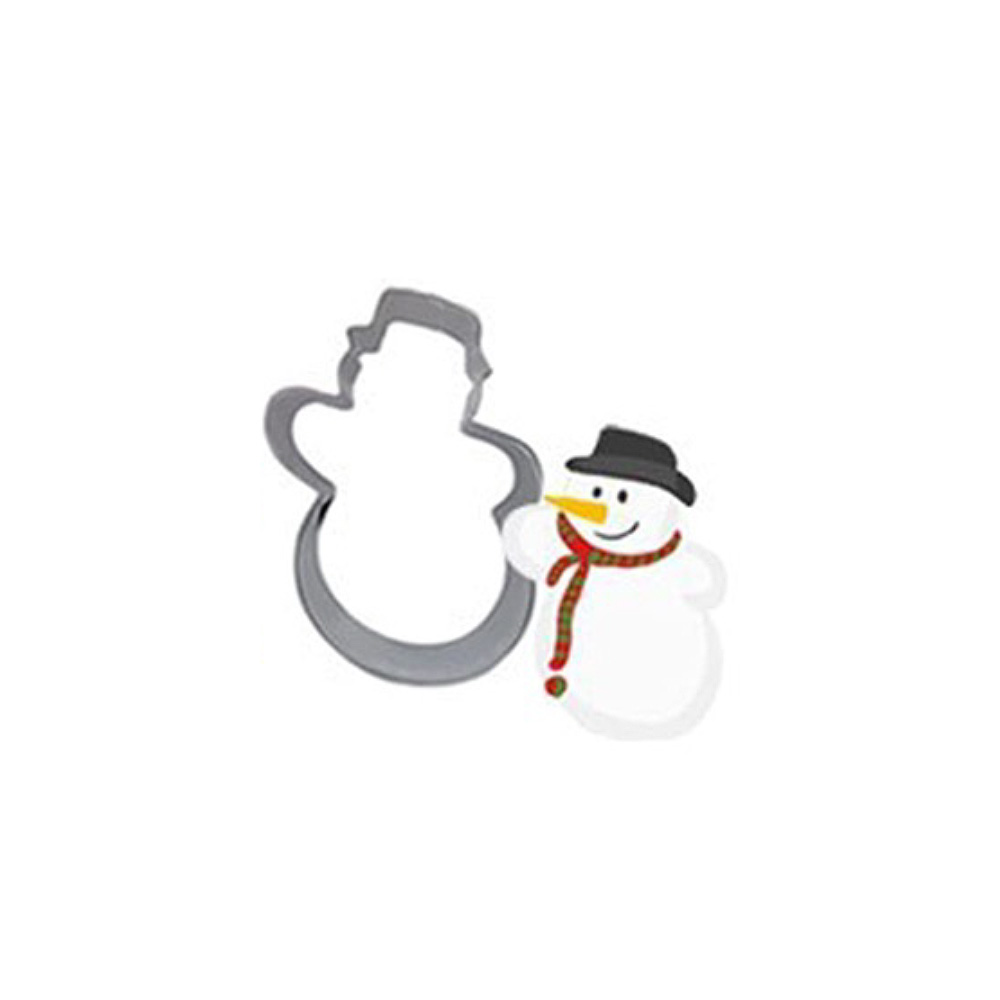CORTADOR AINOX MUÑECO DE NIEVE 8X6.5 CM