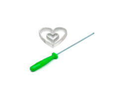 BUÑUELO VIENTO CORAZON 9X9X1.5 CM