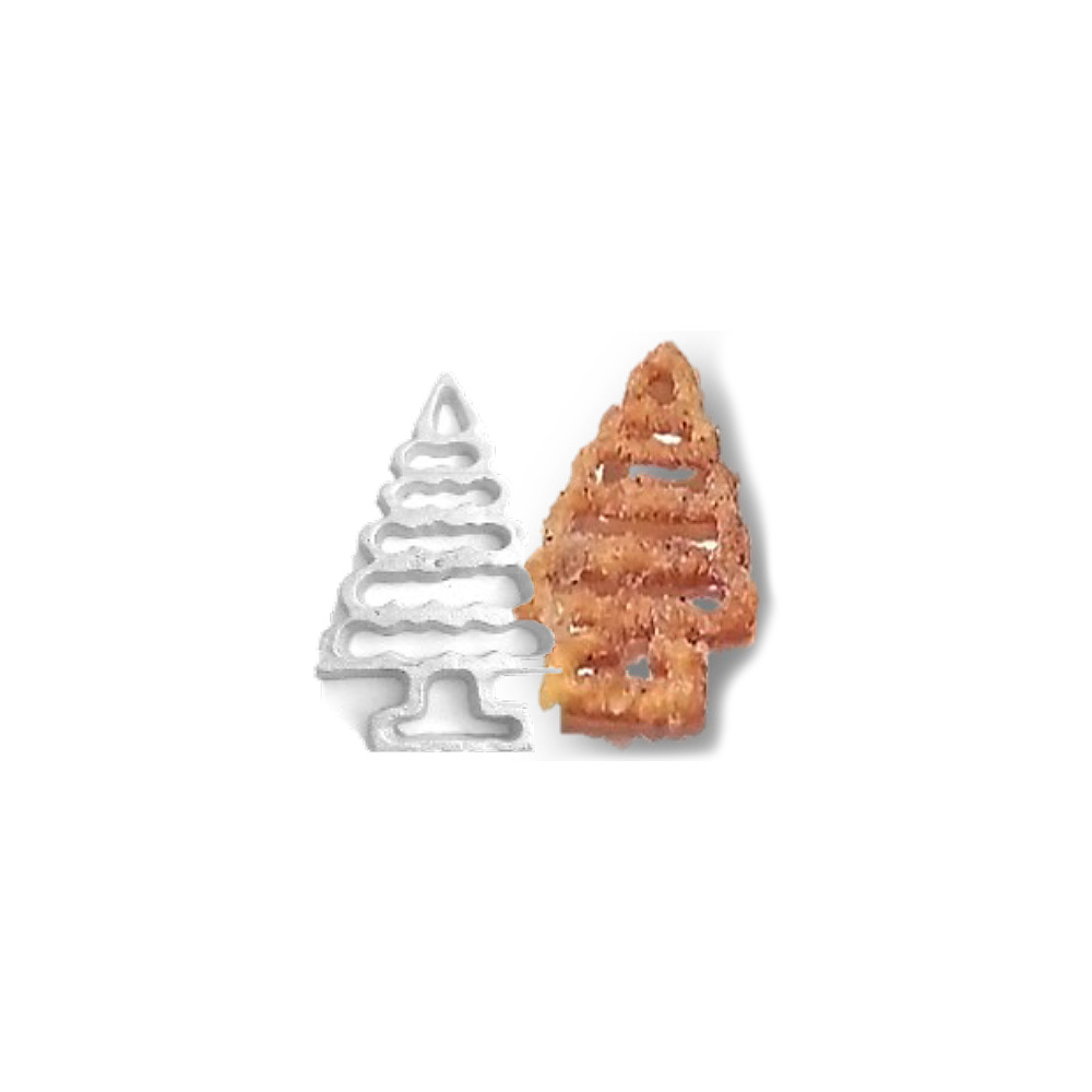 BUÑUELO VIENTO ARBOL NAVIDAD MEDIANO  15X1CM