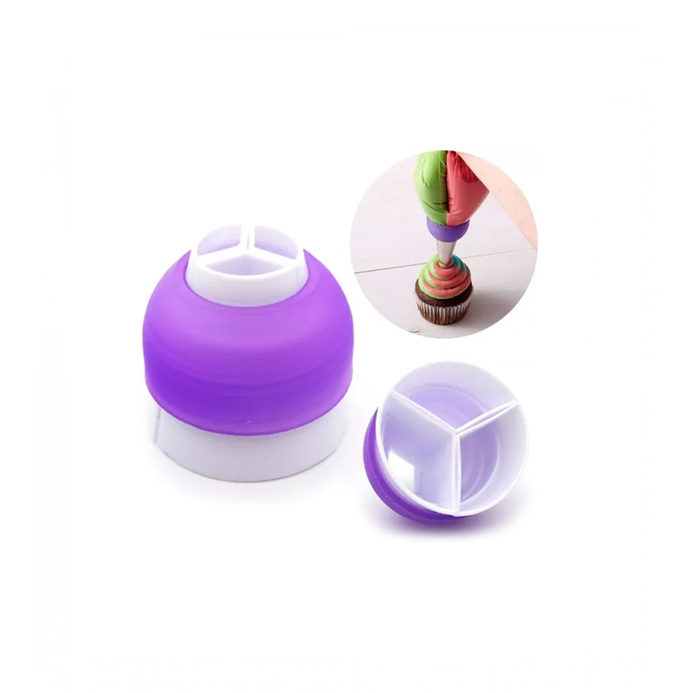 COPLE TRI COLOR  PLASTICO 1 PZA