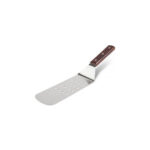 VOLTEADOR PERFORADO 14" AINOX MANGO DE MADERA