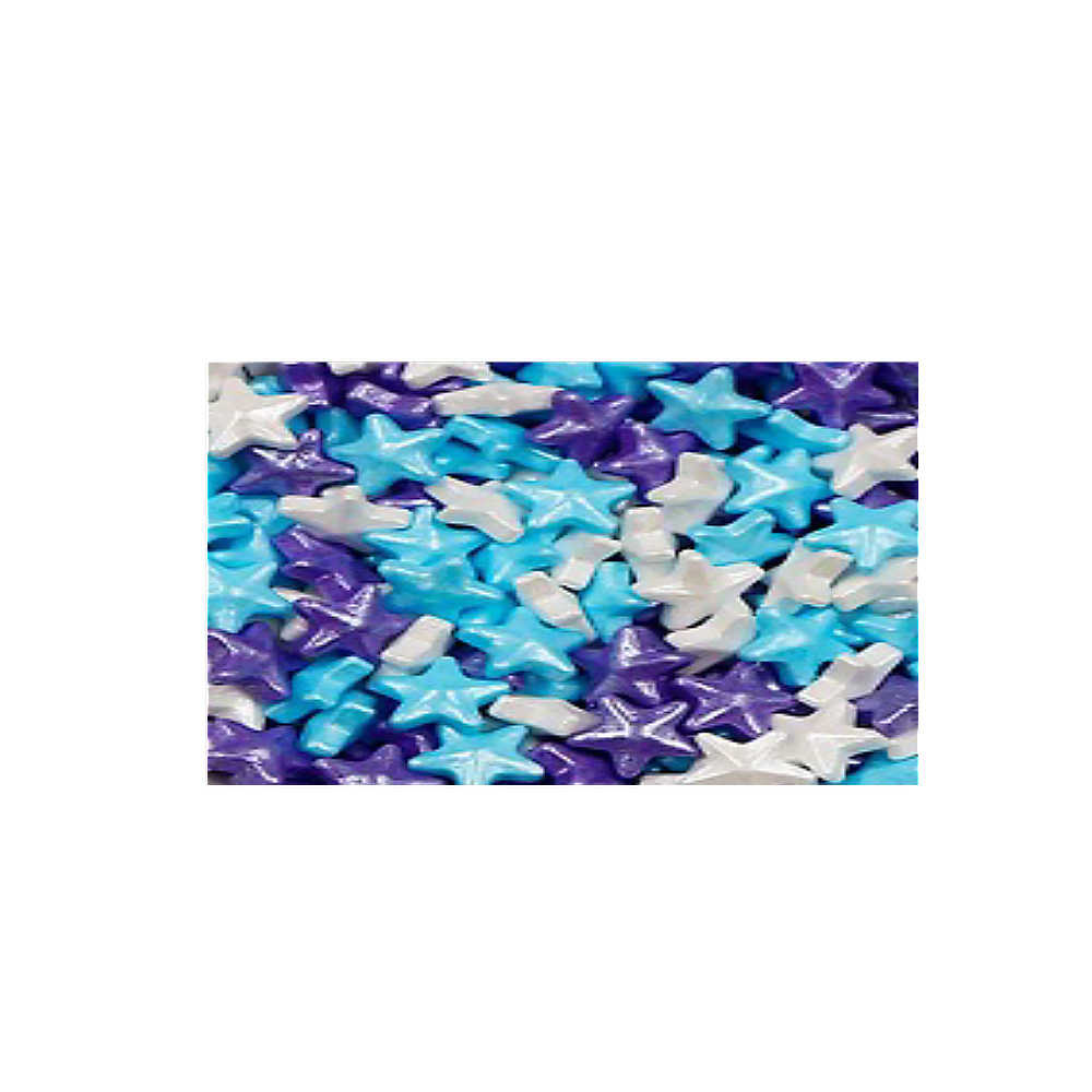 CAN ESTRELLA CARAMELO AZUL, MORADO, BLANCO BOLSA DE 1 KG