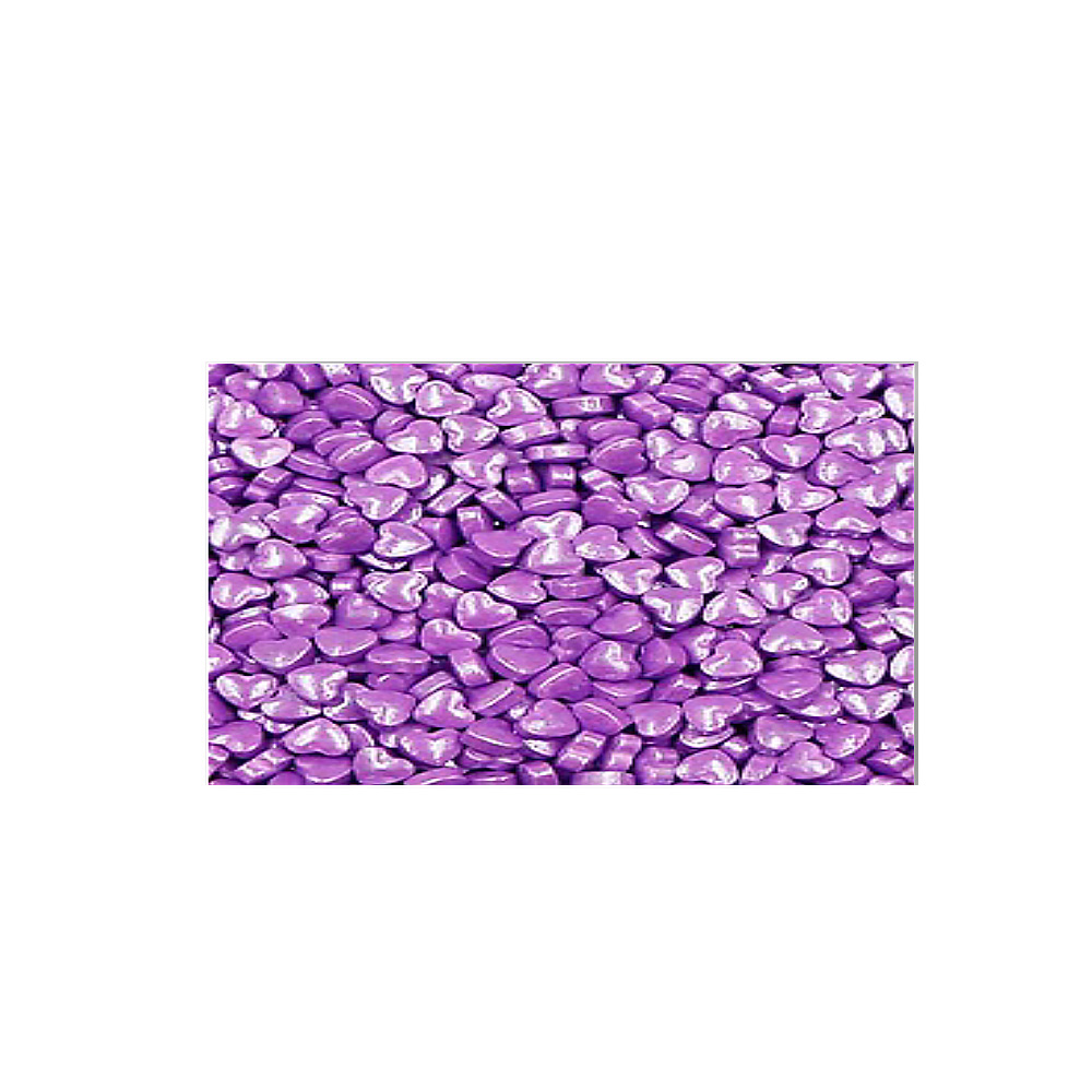 CAN CORAZON MINI CARAMELO MORADO BOLSA DE 1 KG