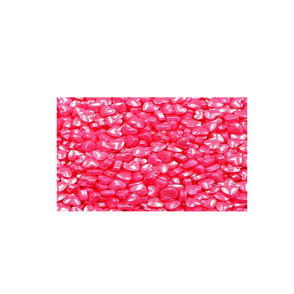 CAN CORAZON MINI CARAMELO ROSA BOLSA DE 1 KG