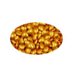 CAN CORAZON CARAMELO  DORADO MEDIANO DE 1 KG