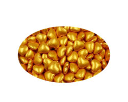 CAN CORAZON CARAMELO  DORADO MEDIANO DE 1 KG