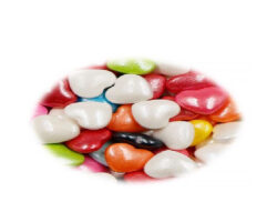 CAN CORAZON CARAMELO COLORES GRANDE 1 KG