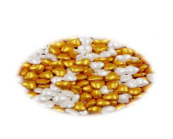 CAN CORAZON CARAMELO BALANCO DORADO GRANDE 1 KG