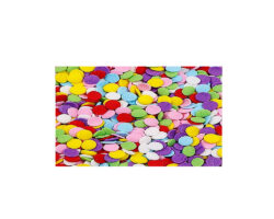 CAN CONFETI  COLORES AZUCAR ESPAÑOL BOLSA DE 1 KG