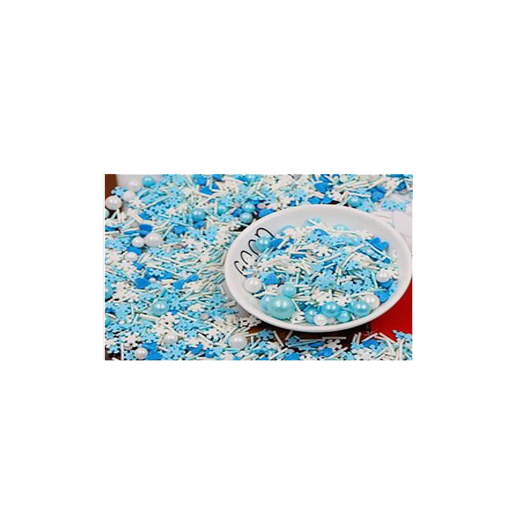 CAN PERLA, COPO, PALITOS, DE AZUCAR BLANCO Y AZUL BOLSA DE 1