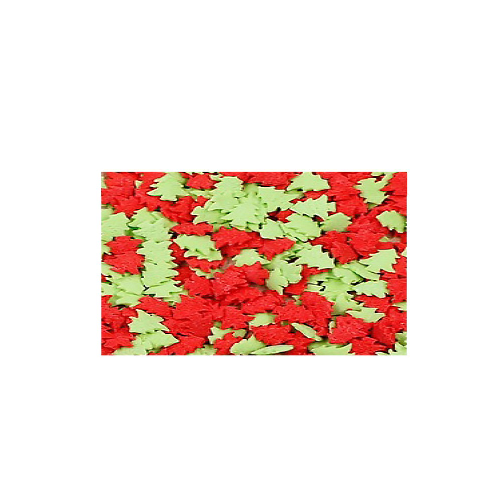 CAN CONFETE AZUCAR ARBOL ROJO Y VERDE BOLSA DE 1 KG
