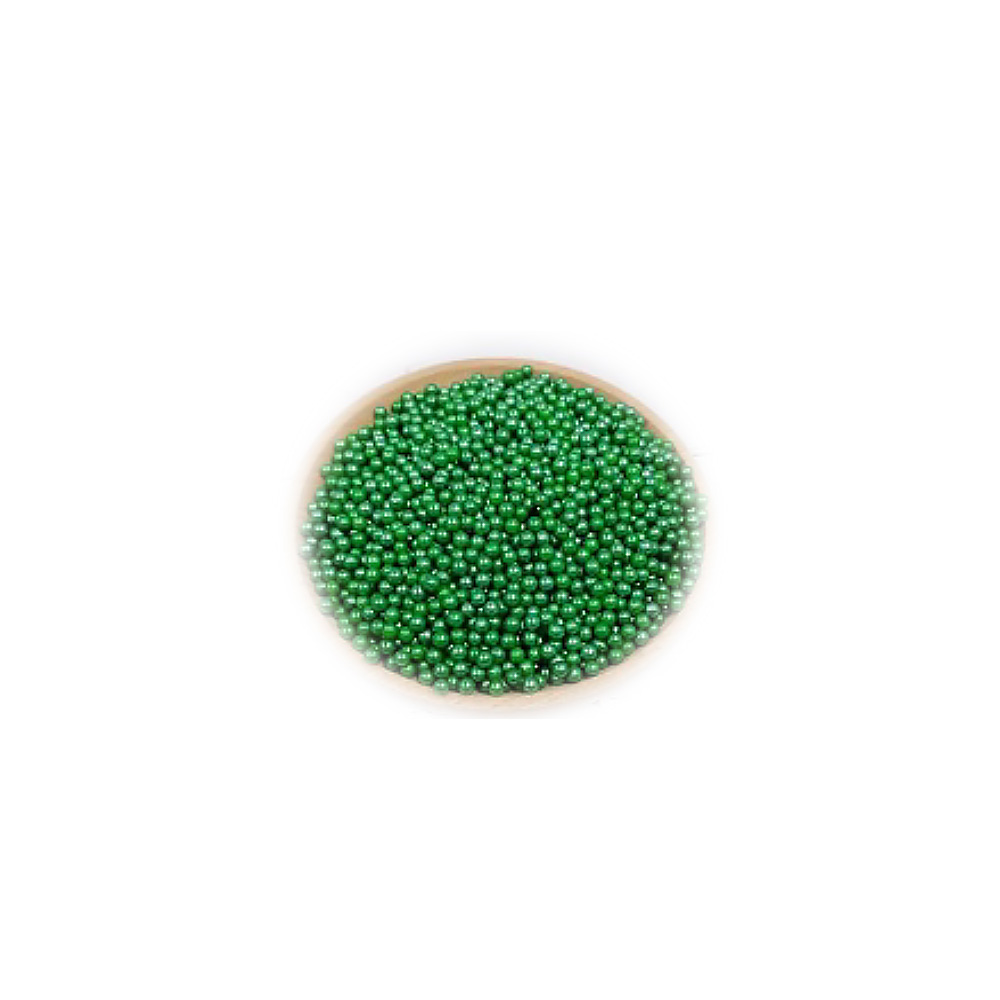 CAN PERLA 4 MM DE AZUCAR VERDE OBSCURO BOLSA DE 1 KG