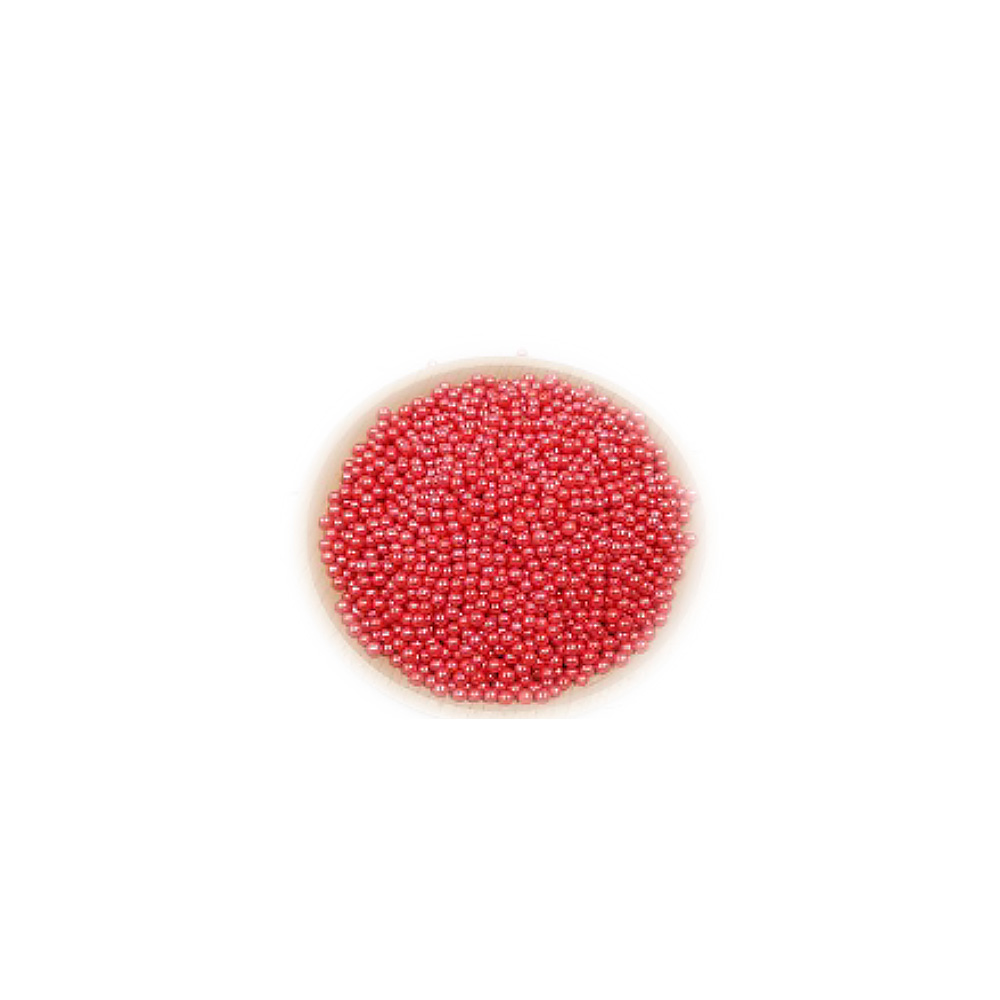 CAN PERLA 4 MM DE AZUCAR ROJA BOLSA DE 1 KG