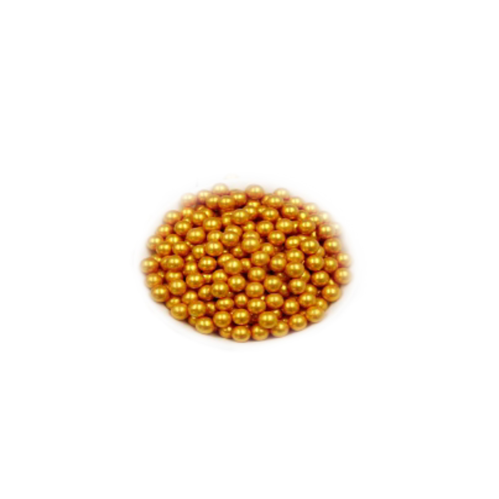 CAN PERLA DE AZUCAR DORADA 6 MM BOLSA DE 1 KG