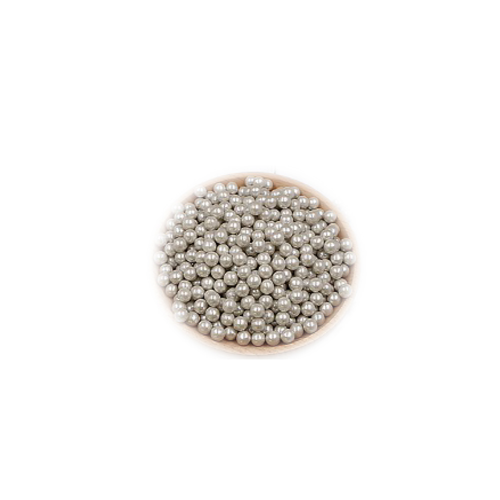 CAN PERLA 6 MM DE AZUCAR PLATA BOLSA DE 1 KG