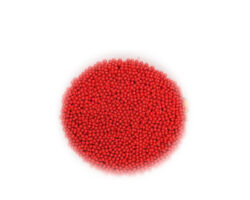 CAN PERLA DE AZUCAR ROJA 2 MM BOLSA DE 1 KG