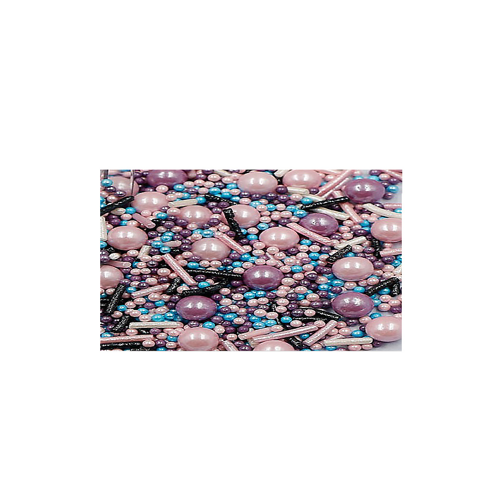 CAN PERLA Y PALITO DE AZUCAR. MORADO,ROSA, NEGRO, AZUL. BOLS