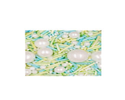 CAN PERLA Y PALITO DE AZUCAR. AZUL, BLCO, AMARILLO. BOLSA DE