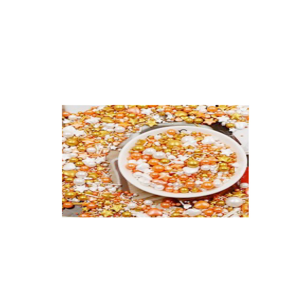 CAN PERLA, CORAZON, ESTRELLA DE AZUCAR. BLCO, DORDO, NARANJA