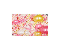 CAN PERLA Y PALITO DE AZUCAR. BLCO, AMARILLO, ROSA. BOLSA DE