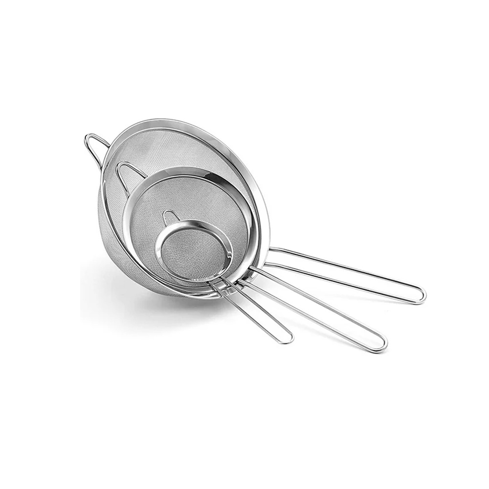 COLADORES 12, 14 Y 16 CM AINOX