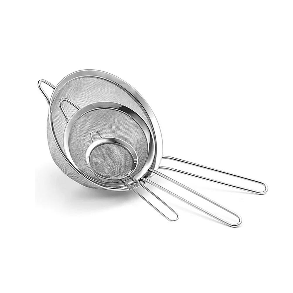 COLADORES 14, 16 Y 18 CM AINOX