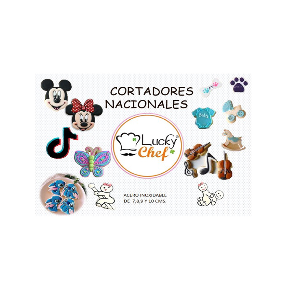 CORTADOR NACIONAL DIFERENTES FIGURAS 30 cm