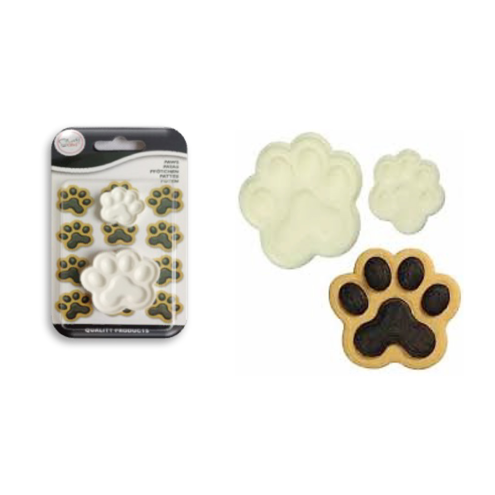 CORTADOR/MARCADOR PLAST HUELLAS PERRO 5 Y 3 CM