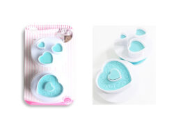 CORTADOR EYECTOR 2PZ TRIPLE CORAZON Y CENTENARIO PLAST 5 CM