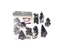 MARCADORES NAVIDAD ARBOL/SANTA 5 PZ