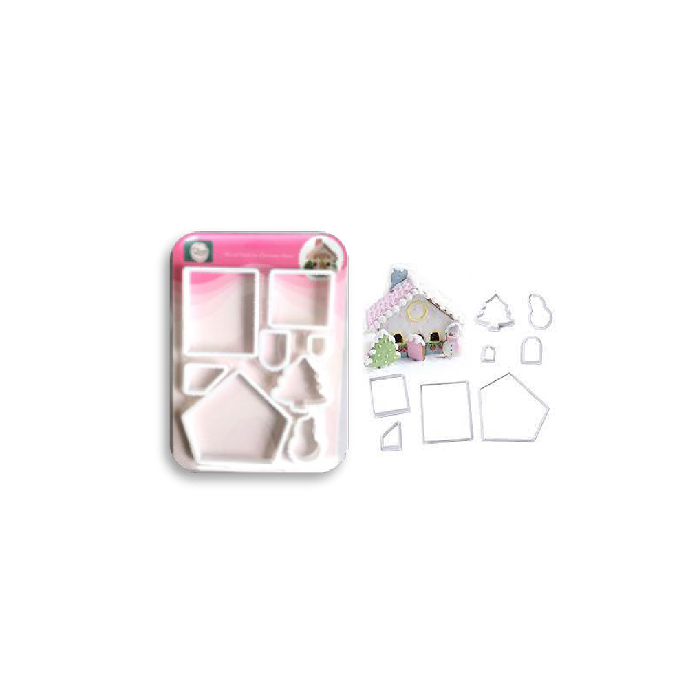 CORTADOR PLASTICO CASA JENGIBRE 8 PZ 11 CM