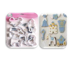 CORTADOR PRINCESAS 7 PZ PLASTICO 6 A 9 CM