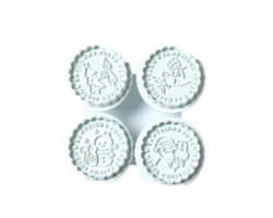 CORTADOR/EYECTOR MERRY CHRISTMAS 4PZ  5.5CM