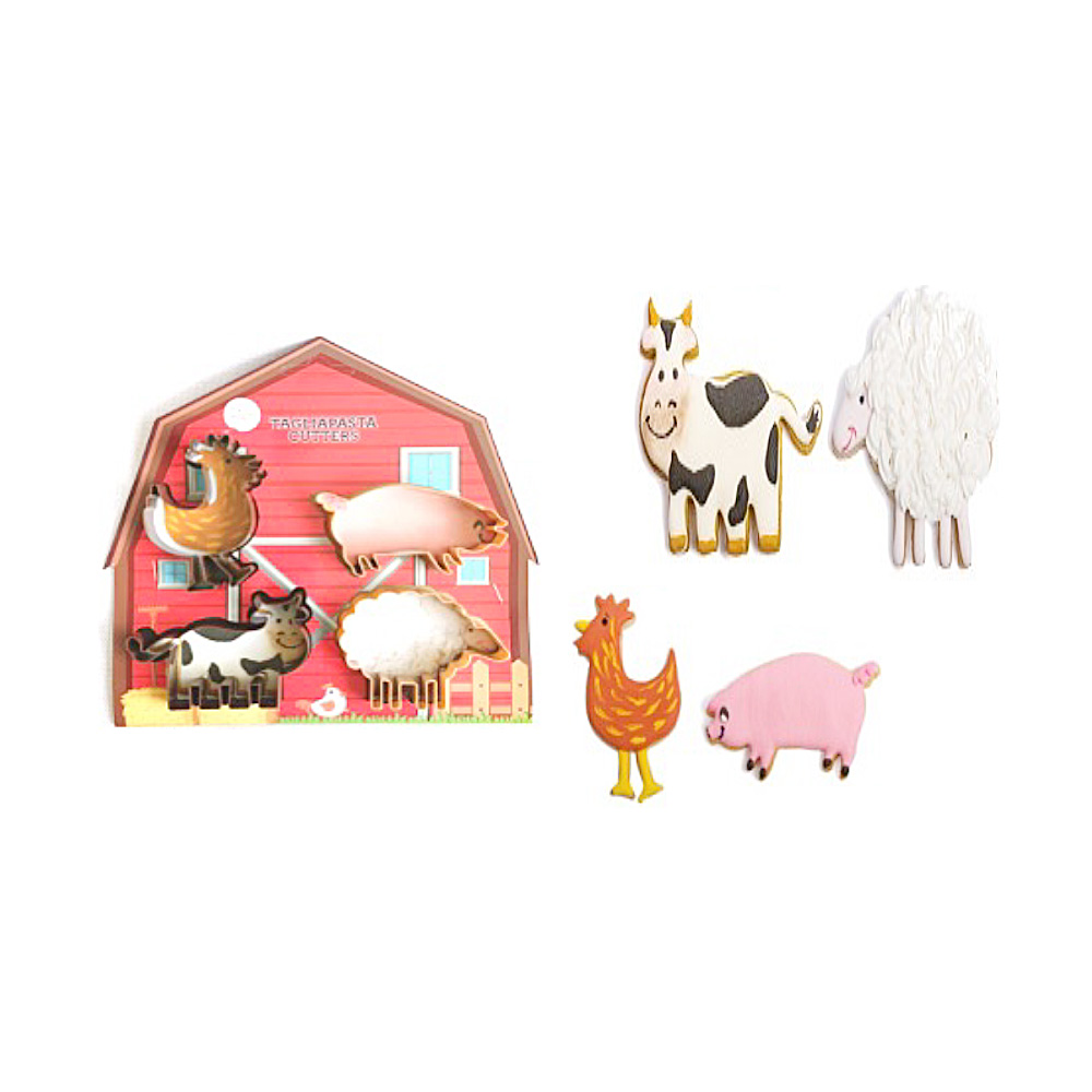 CORTADOR/PLASTICO VACA, GALLO, CERDO, BORREGO5 A9CM