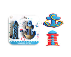 CORTADOR Y MARCADOR ANCLA Y FARO PLASTICO 9 CM