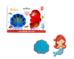 CORTADOR Y MARCADOR CONCHA SIRENA 7 Y 8 CM