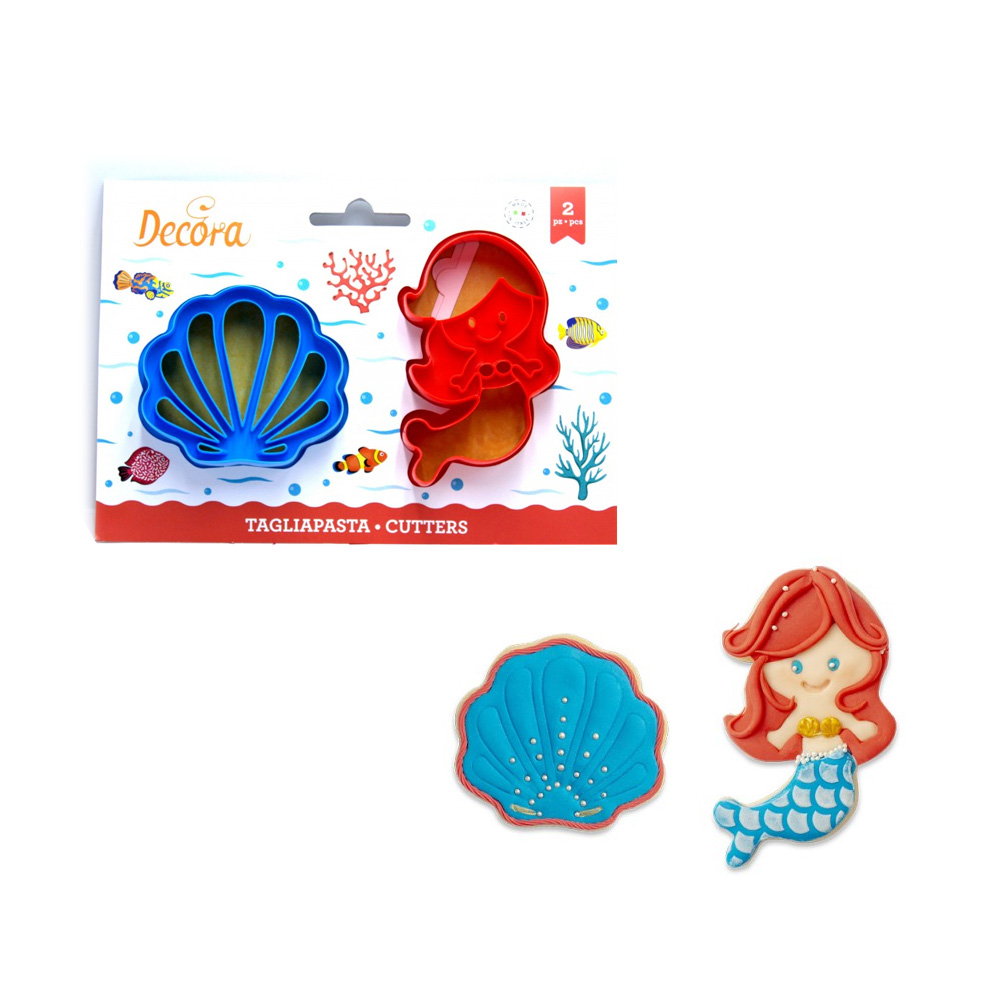 CORTADOR Y MARCADOR CONCHA SIRENA 7 Y 8 CM