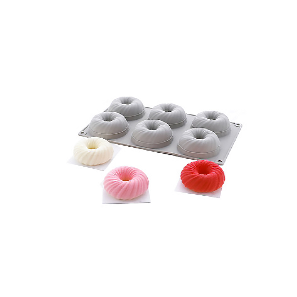 MOLDE SILICON DONA 3D 6 CAVIDADES 30X18X4 CM