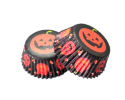 CAPACILLO  # 72 HALLOWEEN NEGRO CALABAZA NARANJA 100 PZA  #7