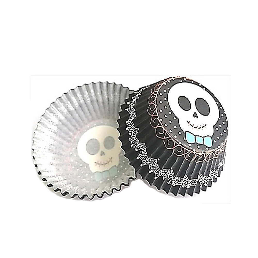 CAPACILLO  # 72 HALLOWEEN CALAVERA MOÑO 100 PZA #72