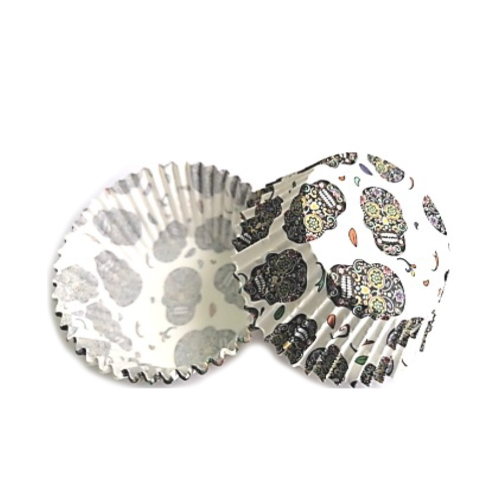 CAPACILLO  # 72  HALLOWEEN BLANCO CALAVERA ESTANDAR 100 PZA