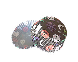 CAPACILLO  # 72 HALLOWEN NEGRO ARAÑA LUNA GORRO 100 PZ