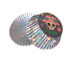 CAPACILLO  # 72 HALLOWEN NEGRO CATRINAS  100 PZ
