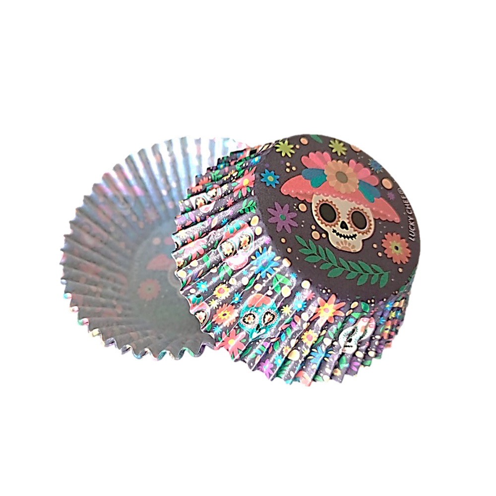 CAPACILLO  # 72 HALLOWEN NEGRO CATRINAS  100 PZ