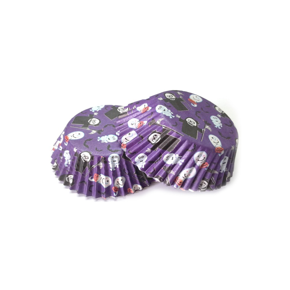 CAPACILLO  # 72 HALLOWEEN MORADO CALABAZA 100 PZ
