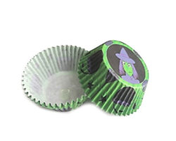 CAPACILLO  # 72 HALLOWEEN VERDE BRUJA MORADA ESTANDAR 100 PZ