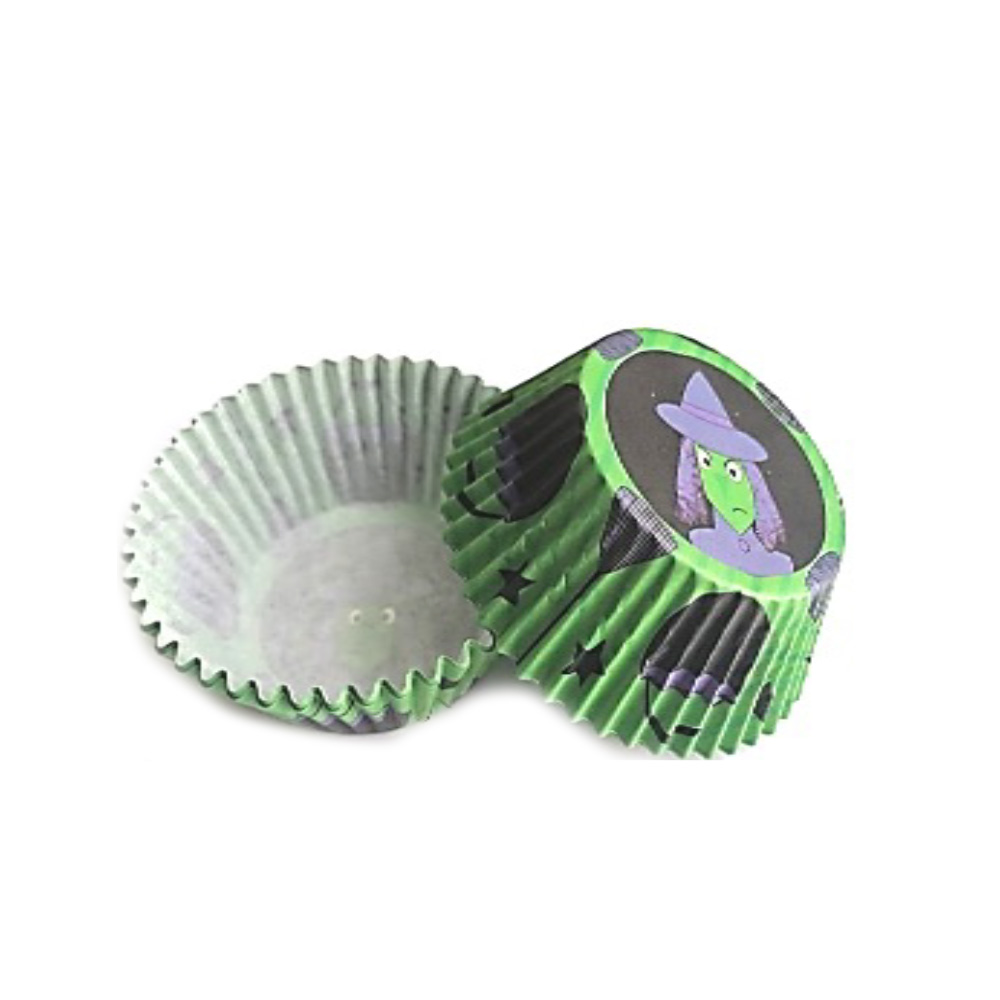 CAPACILLO  # 72 HALLOWEEN VERDE BRUJA MORADA ESTANDAR 100 PZ